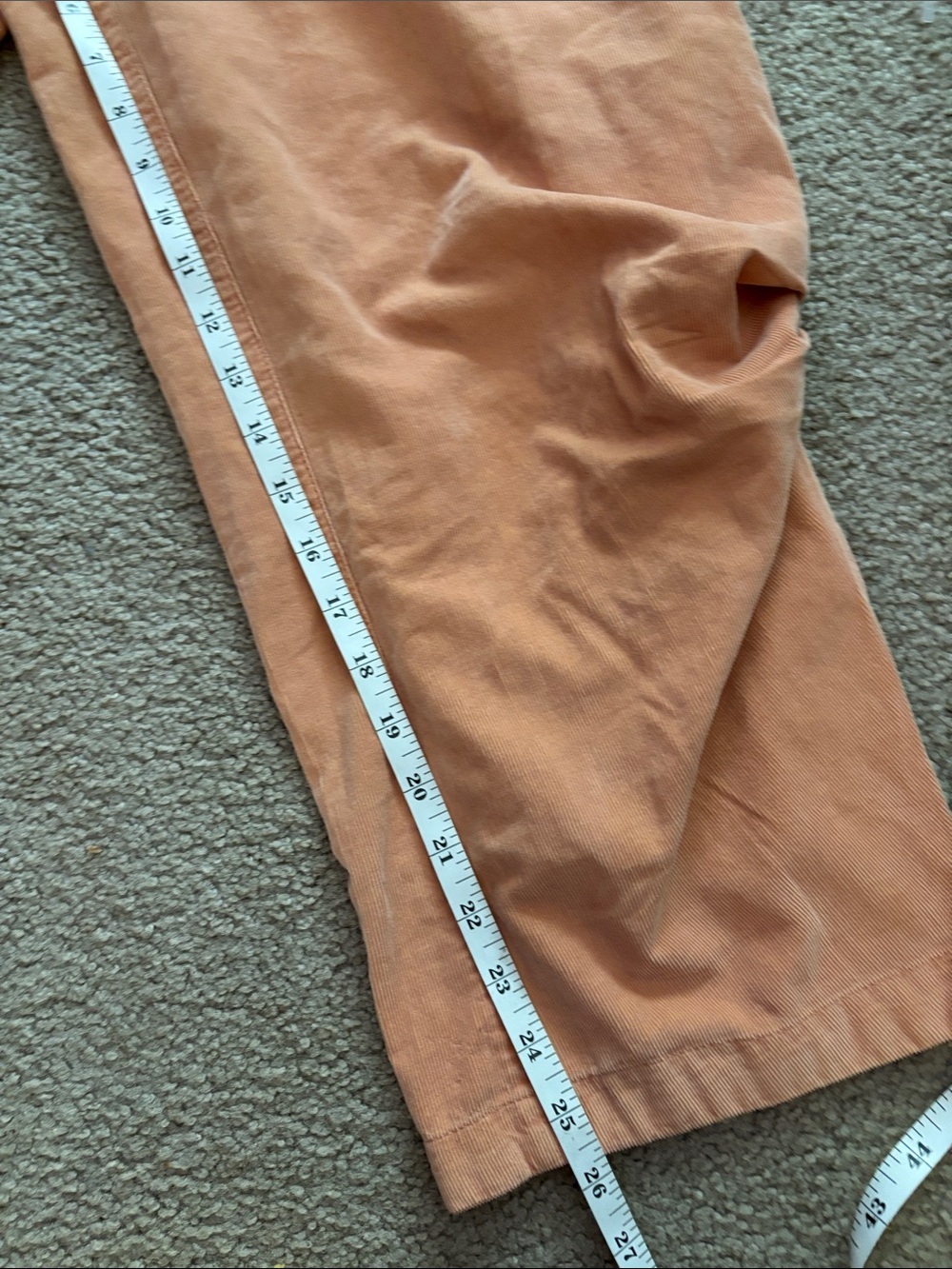 We The Free Peach Wide-Leg Corduroy Pants size XS - Picture 4 of 8